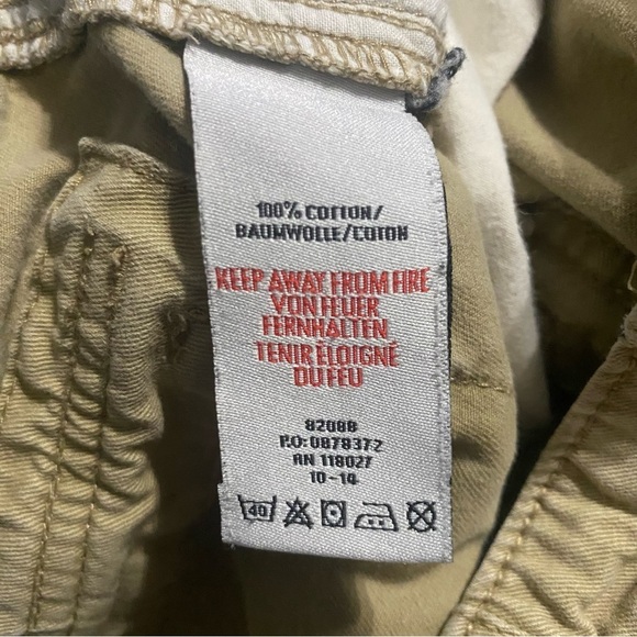 Johnnie B Tan Khaki Cotton Cargo Shorts - Picture 4 of 4